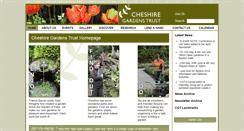 Desktop Screenshot of cheshire-gardens-trust.org.uk